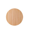 Puffin Dining Table, Round by Audo in solid oak, view from above – In Dubai by WSPR