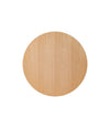 Puffin Dining Table, Round by Audo in oak veneer, view from above – In Dubai by WSPR
