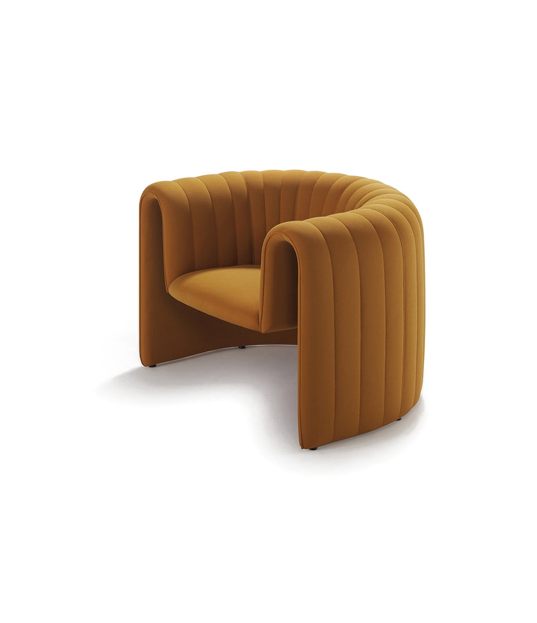 Remnant Armchair by Sancal in rust, three-quarter view – In Dubai by WSPR