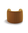 Remnant Armchair by Sancal in rust, rear view – In Dubai by WSPR