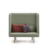 Rew Bench by Sancal in sage green with cushions – In Dubai by WSPR