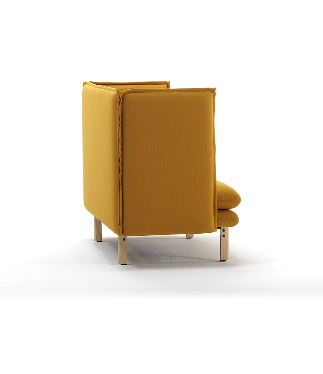 Rew Armchair by Sancal in mustard, side view – In Dubai by WSPR