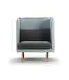 Rew Armchair by Sancal in pale blue and grey with a high back – In Dubai by WSPR
