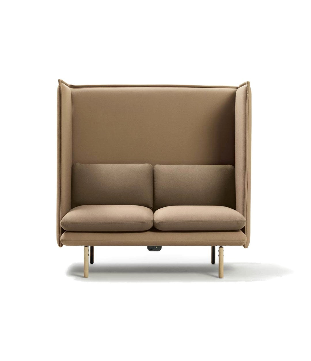 Rew Sofa by Sancal two-seater in taupe with a high back – In Dubai by WSPR