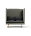 Rew Sofa by Sancal two-seater in grey with a high back – In Dubai by WSPR