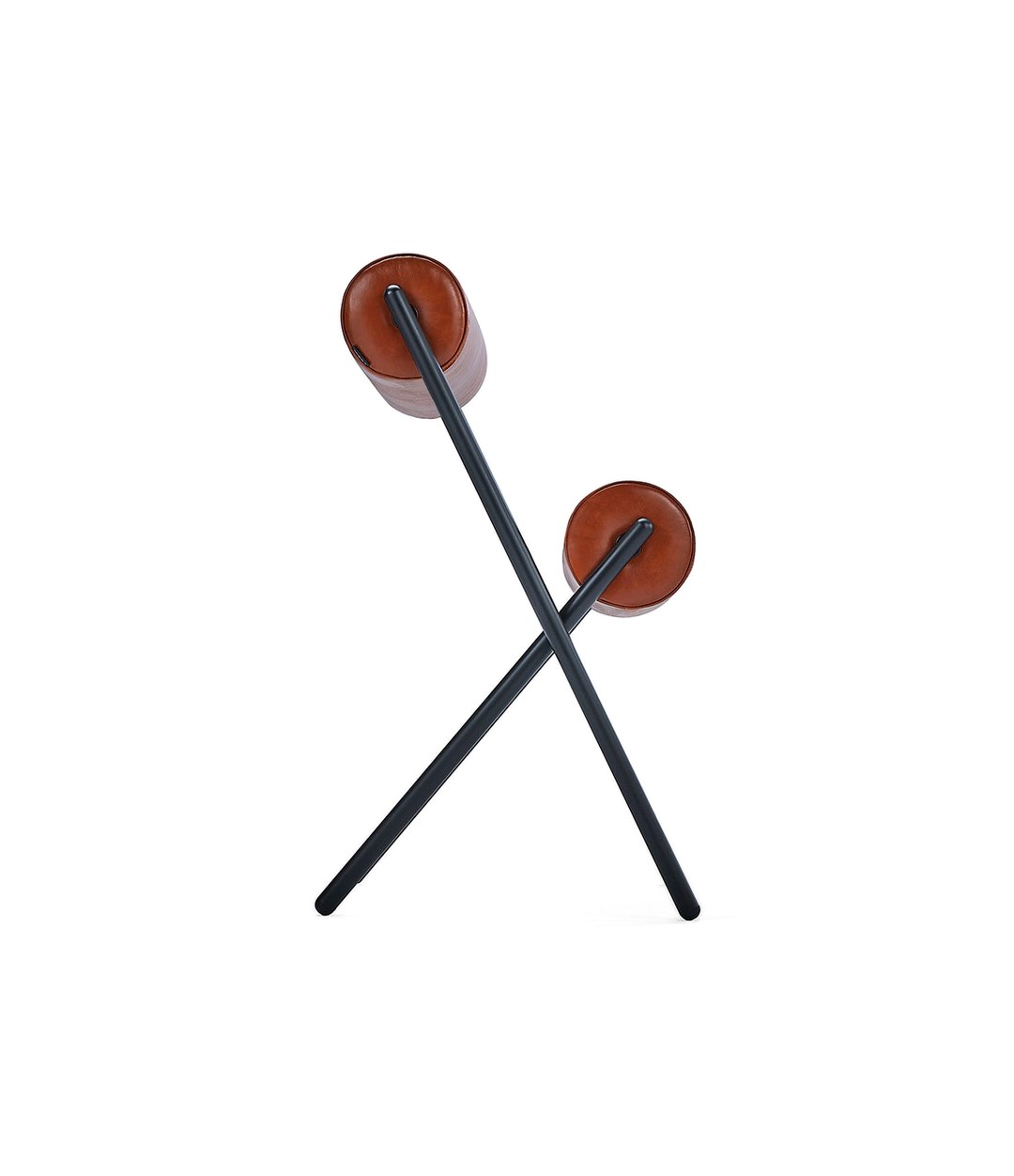Roll Chair by Sancal in rust on a black frame – In Dubai by WSPR