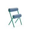 Roll Chair by Sancal in blue on a green frame – In Dubai by WSPR