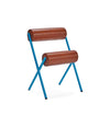 Roll Chair by Sancal in rust on a blue frame – In Dubai by WSPR