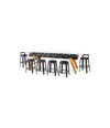 RS Max Dining Foosball Table by RS Barcelona in Jet Black – view 3 – In Dubai by WSPR