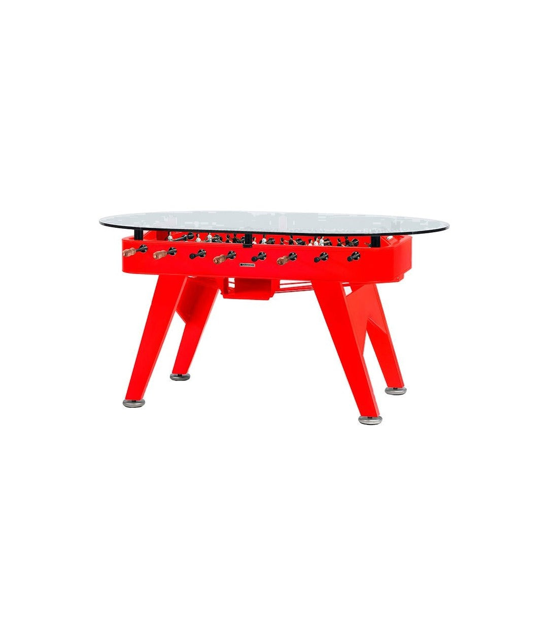 RS2 Dining Foosball Table by RS Barcelona in Oval, Traffic Red – In Dubai by WSPR