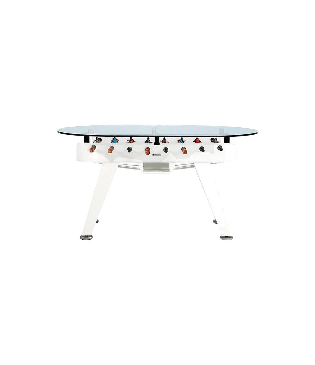 RS2 Dining Foosball Table by RS Barcelona in Oval, Traffic White – In Dubai by WSPR