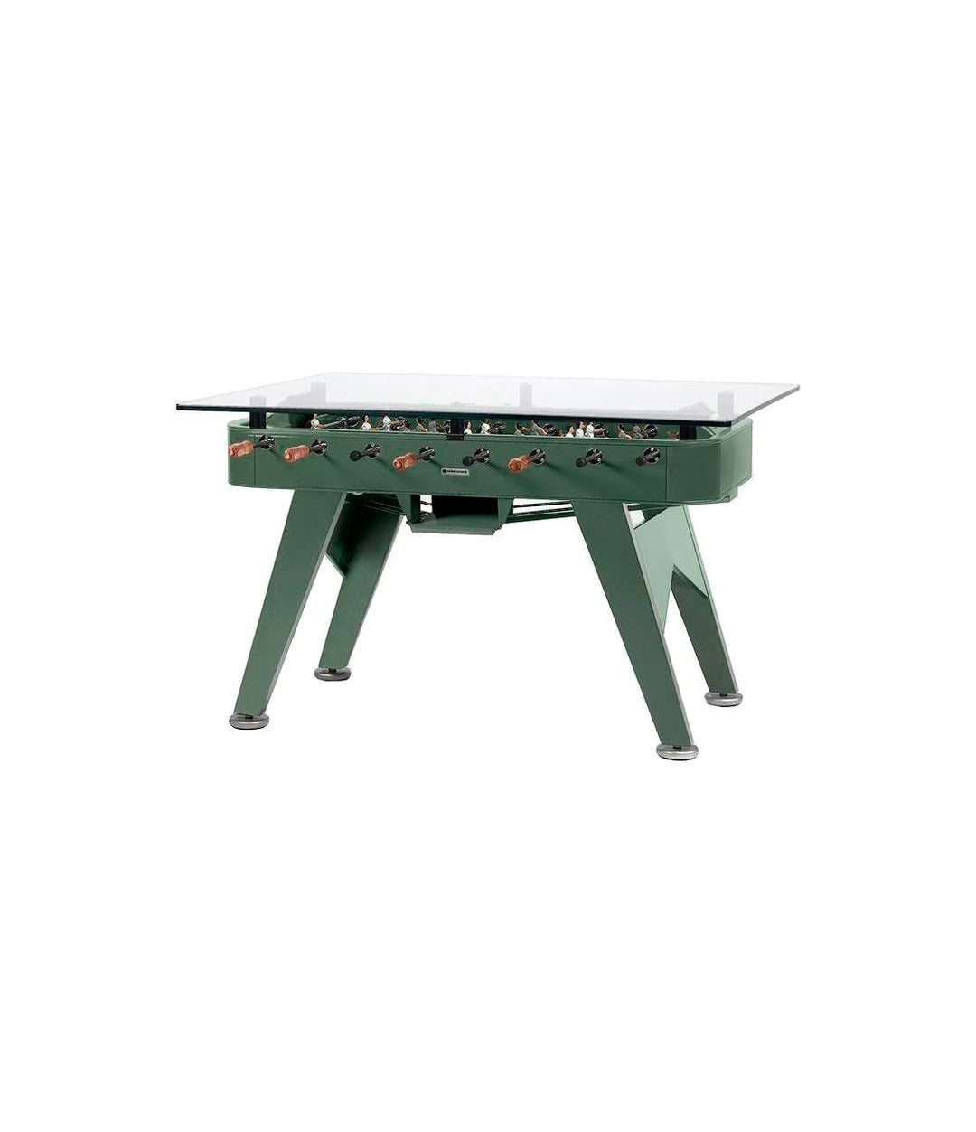 RS2 Dining Foosball Table by RS Barcelona in Rectangle, Nordic Green front view – In Dubai by WSPR