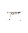 RS2 Dining Foosball Table by RS Barcelona in Rectangle, Traffic White – In Dubai by WSPR