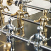 RS2 Gold Foosball Table by RS Barcelona in Traffic White detail – In Dubai by WSPR