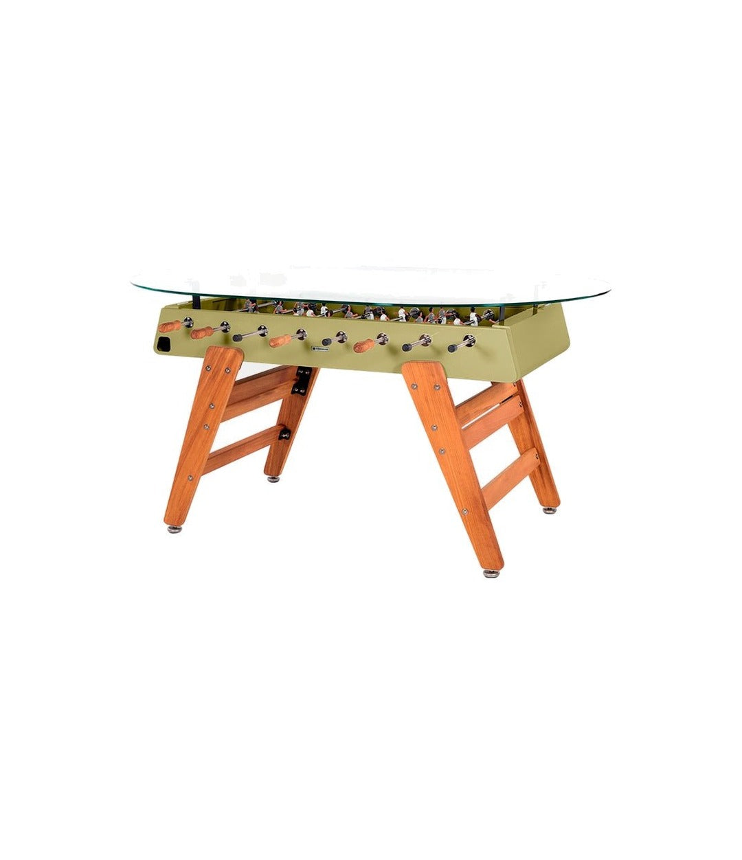 RS3 Wood Dining Foosball Table by RS Barcelona in Green Beige, Oval – In Dubai by WSPR