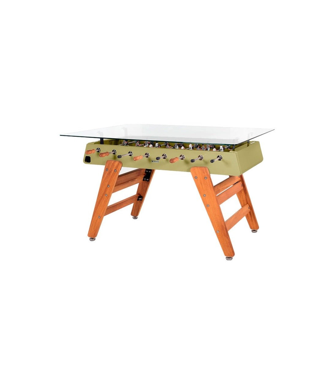 RS3 Wood Dining Foosball Table by RS Barcelona in Green Beige, Rectangle – In Dubai by WSPR