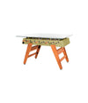 RS3 Wood Dining Foosball Table by RS Barcelona in Green Beige, Rectangle – In Dubai by WSPR