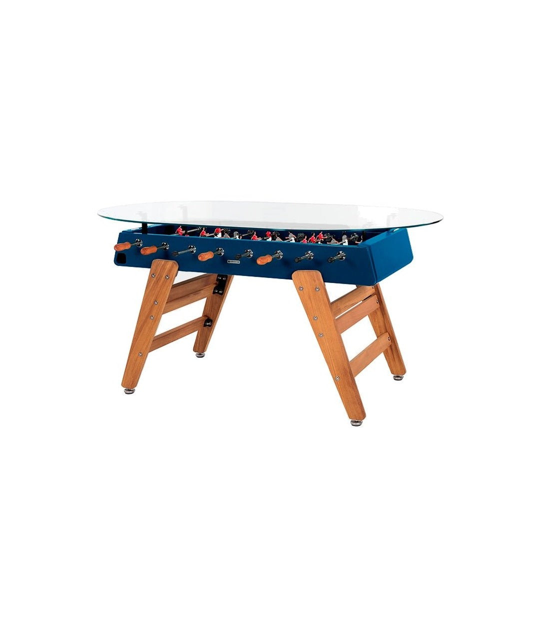RS3 Wood Dining Foosball Table by RS Barcelona in Green Blue, Oval – In Dubai by WSPR