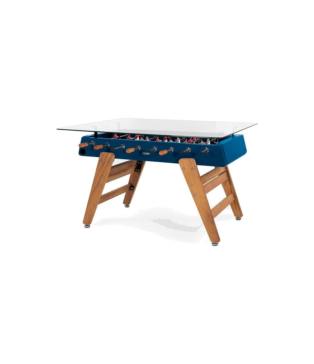 RS3 Wood Dining Foosball Table by RS Barcelona in Green Blue, Rectangle – In Dubai by WSPR