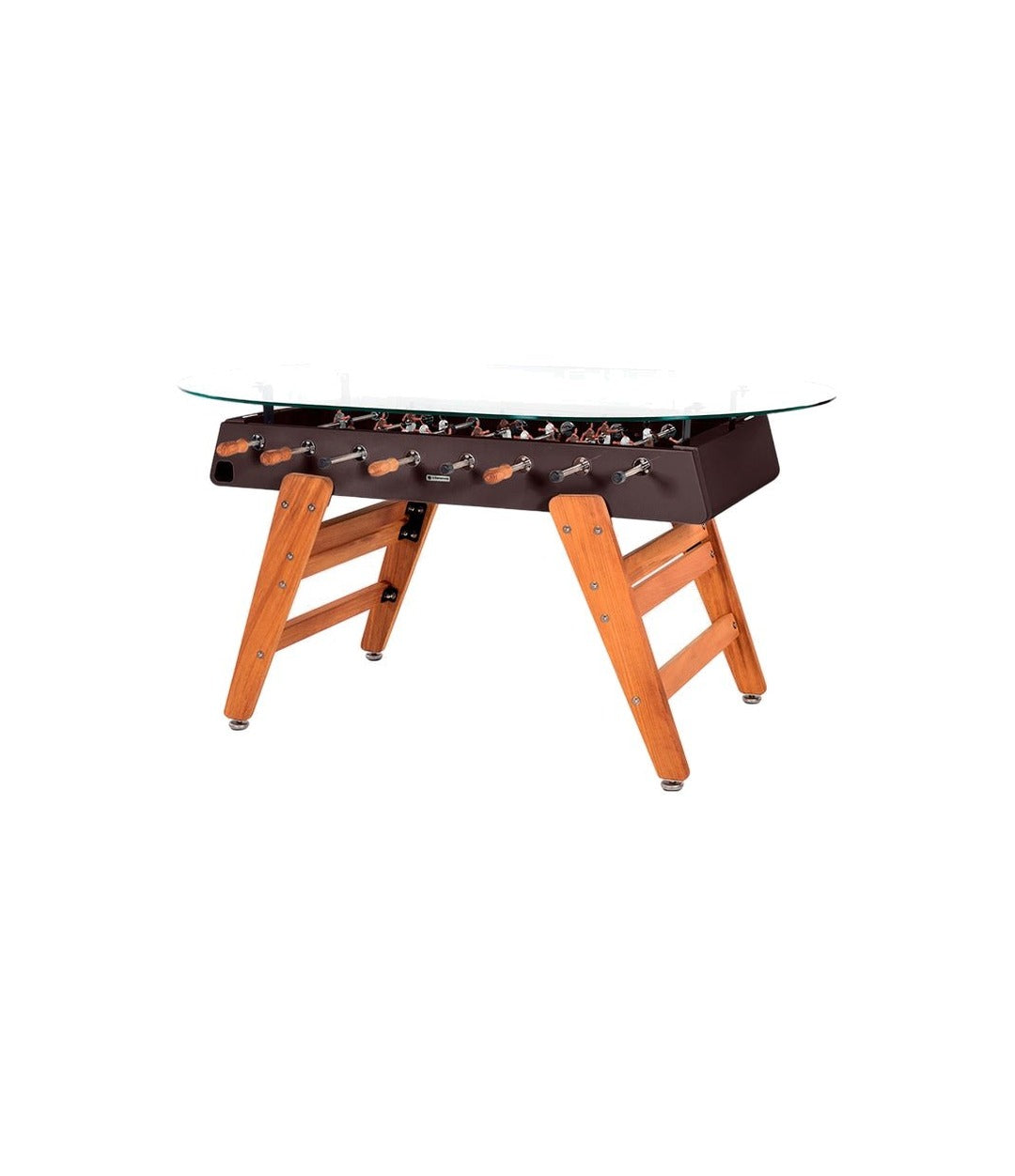 RS3 Wood Dining Foosball Table by RS Barcelona in Grey Brown, Oval – In Dubai by WSPR
