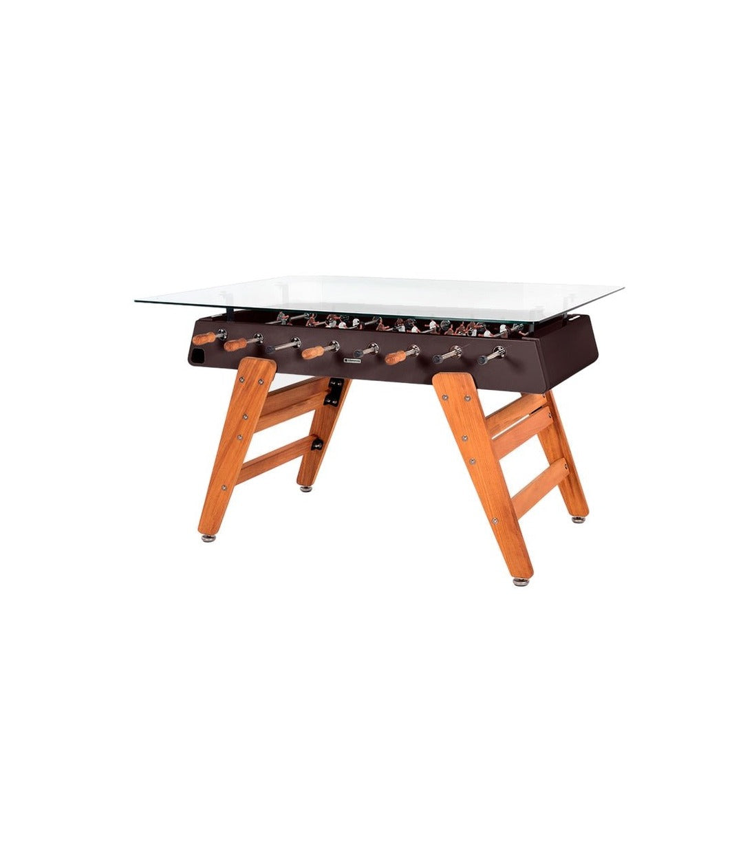 RS3 Wood Dining Foosball Table by RS Barcelona in Grey Brown, Rectangle – In Dubai by WSPR