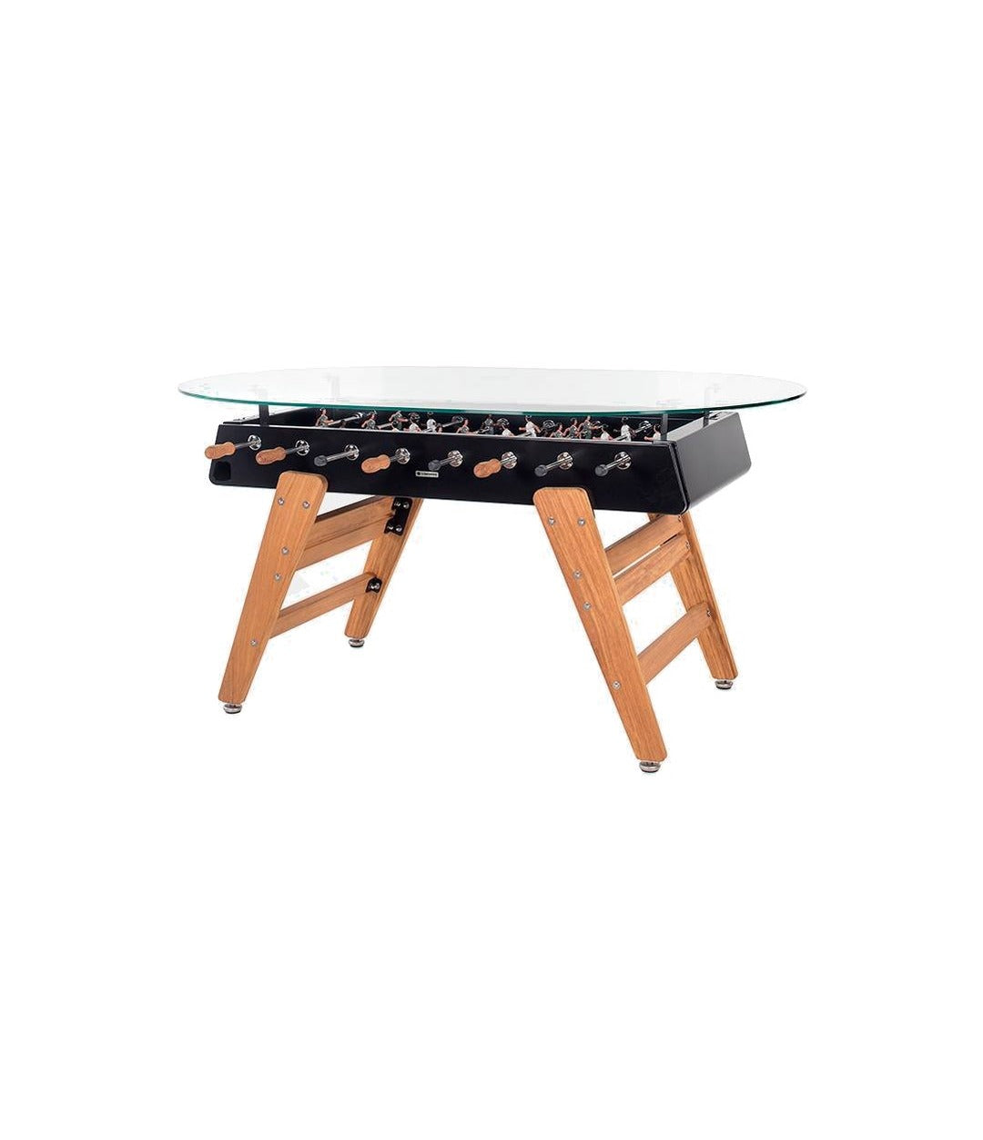 RS3 Wood Dining Foosball Table by RS Barcelona in Jet Black, Oval – In Dubai by WSPR