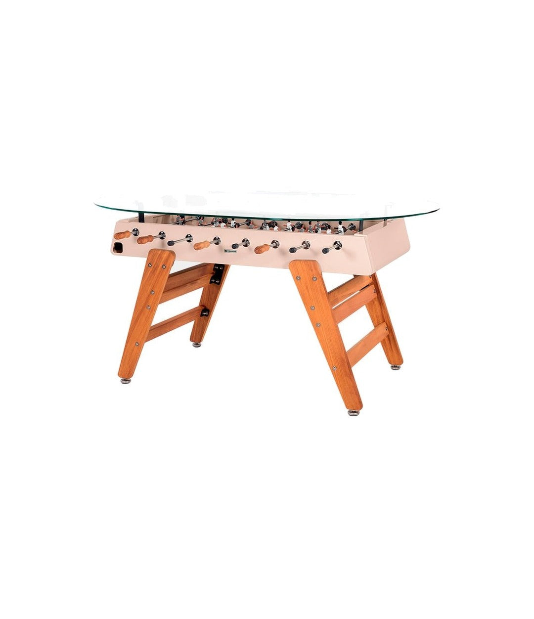 RS3 Wood Dining Foosball Table by RS Barcelona in Peach Rose, Oval – In Dubai by WSPR