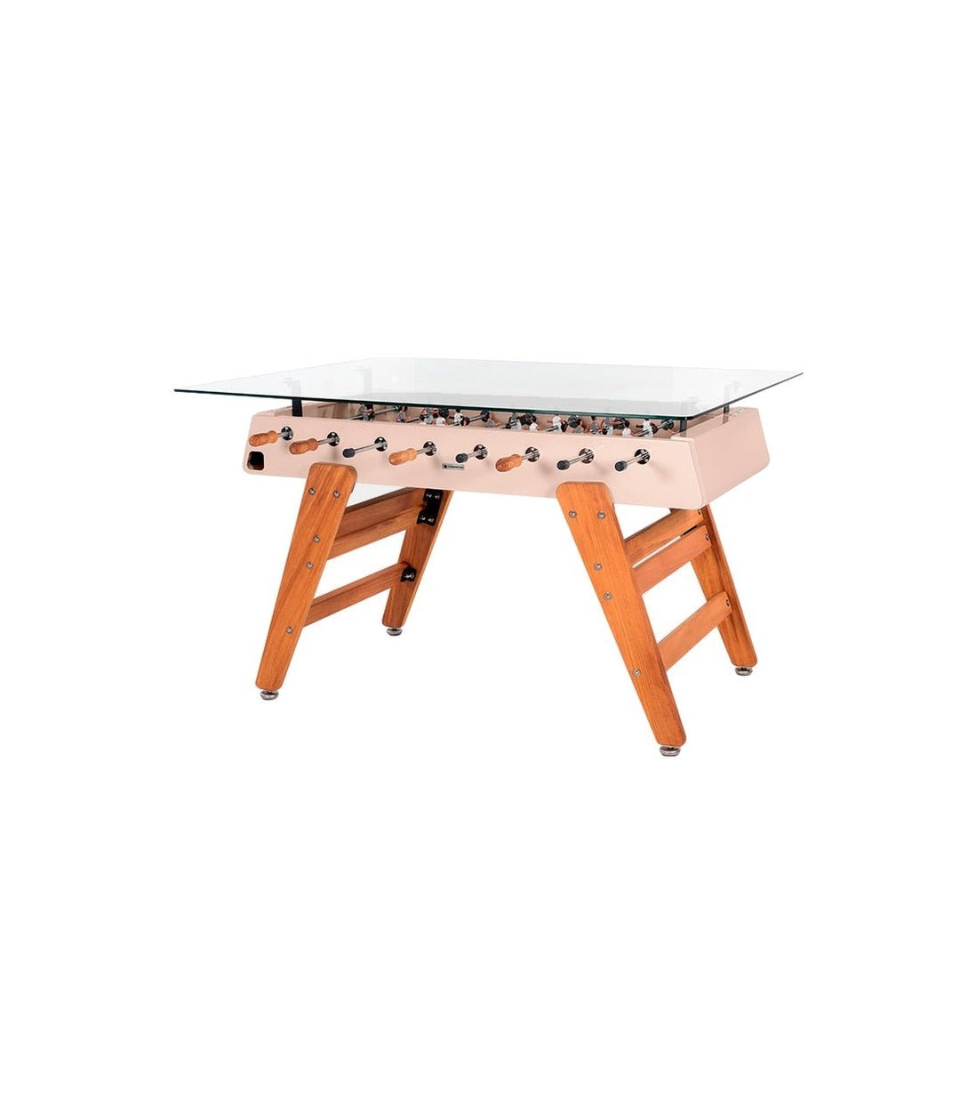 RS3 Wood Dining Foosball Table by RS Barcelona in Peach Rose, Rectangle – In Dubai by WSPR