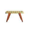 RS3 Foosball Table by RS Barcelona with iroko wood legs in Green Beige – view 2 – In Dubai by WSPR