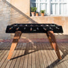 RS3 Foosball Table by RS Barcelona with iroko wood legs in Jet Black – view 2 – In Dubai by WSPR