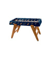 RS3 Foosball Table by RS Barcelona with iroko wood legs in Steel Blue – In Dubai by WSPR