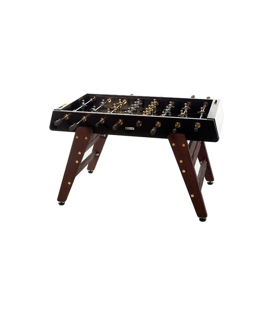 RS3 Wood Gold Foosball Table by RS Barcelona front view – In Dubai by WSPR
