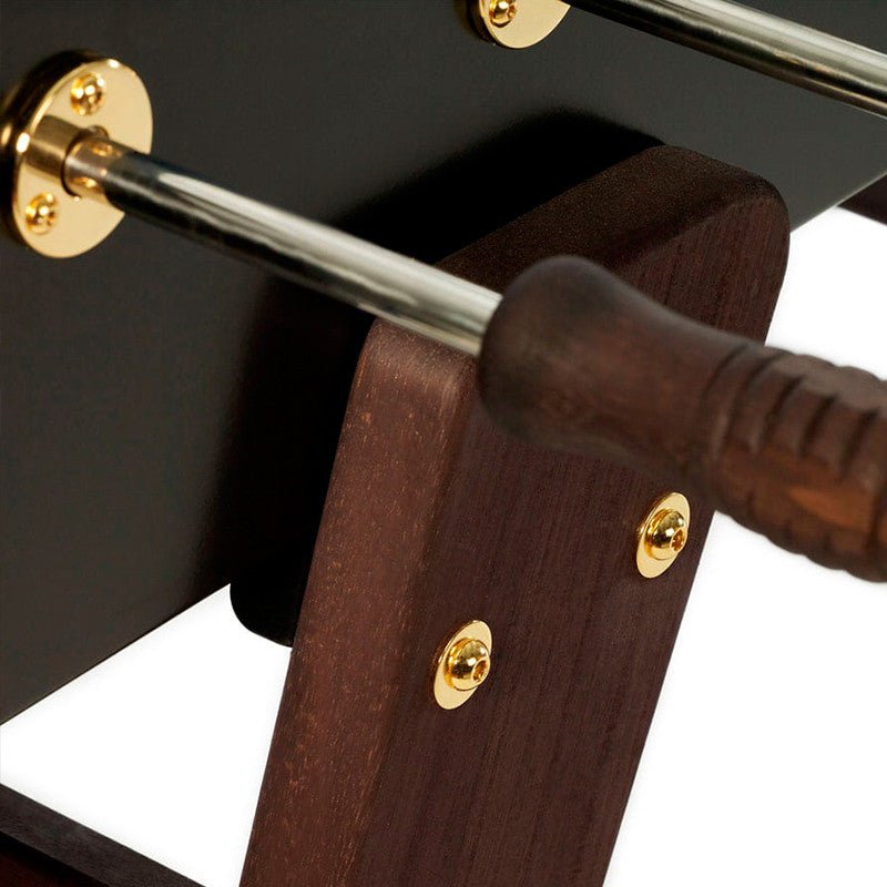 RS3 Wood Gold Foosball Table by RS Barcelona – view 4 – In Dubai by WSPR