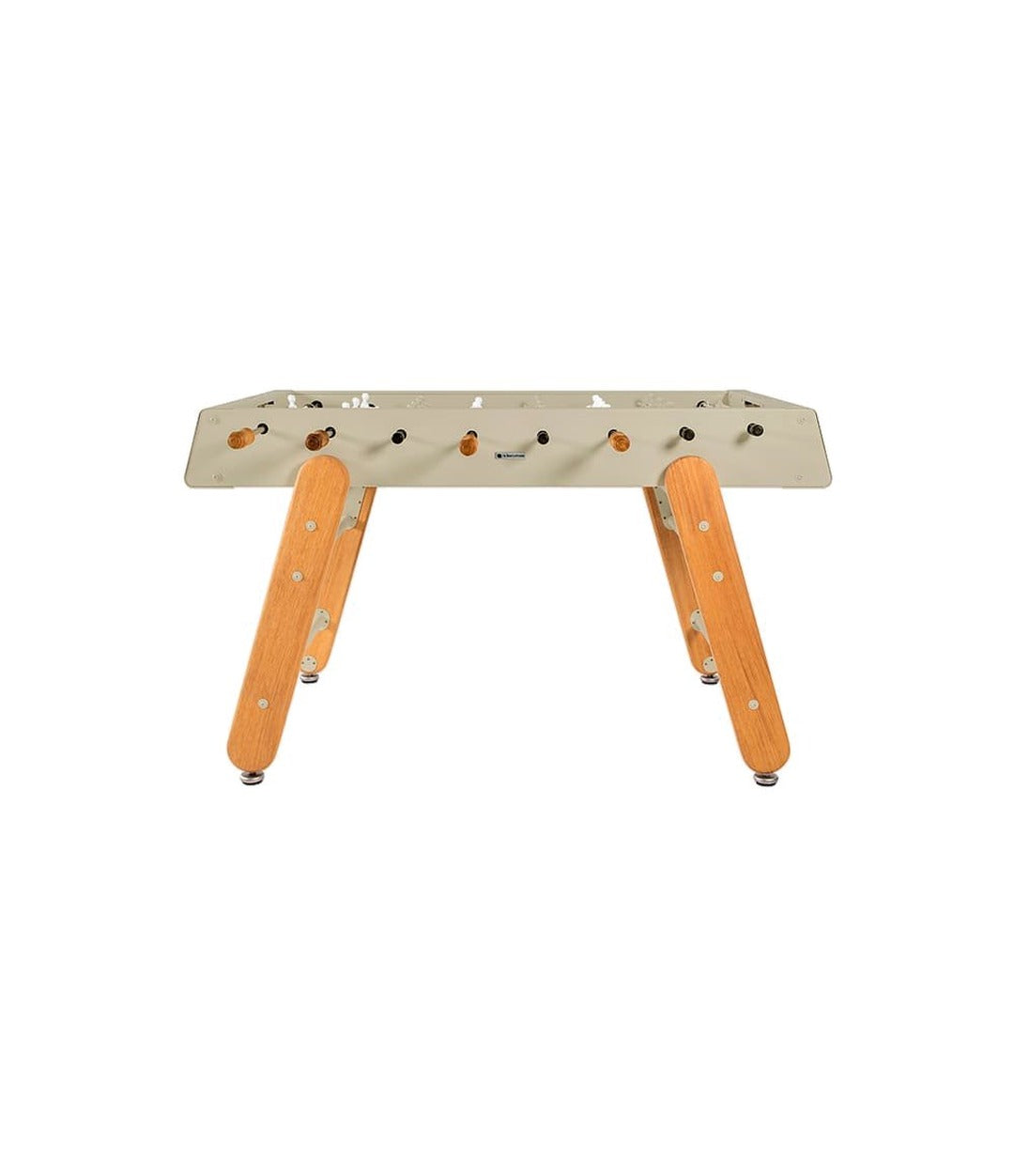 RS4 Home Foosball Table by RS Barcelona in Silk Grey front view – In Dubai by WSPR
