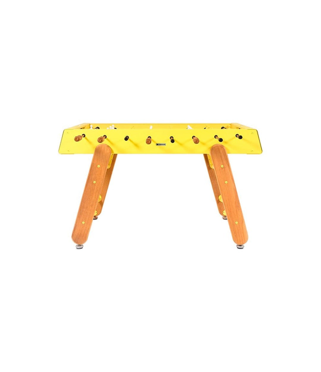 RS4 Home Foosball Table by RS Barcelona in Sulfur Yellow front view – In Dubai by WSPR