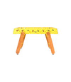 RS4 Home Foosball Table by RS Barcelona in Sulfur Yellow front view – In Dubai by WSPR