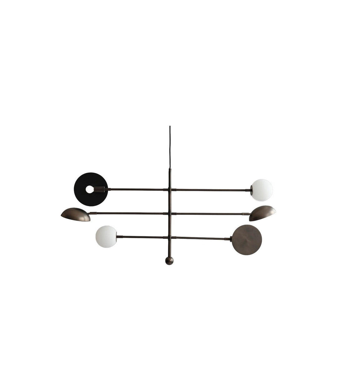 Sahn Chandelier by 101 Copenhagen in Bronze (5m), view 2 – In Dubai by WSPR