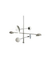 Sahn Chandelier by 101 Copenhagen in Chrome (5m) – In Dubai by WSPR