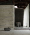 Sculpt Stool Cushion by 101 Copenhagen in Leather in a styled interior – In Dubai by WSPR