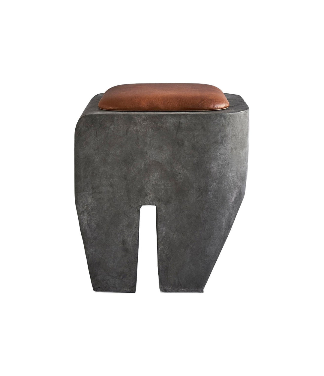 Sculpt Stool Cushion by 101 Copenhagen in Leather, view 2 – In Dubai by WSPR