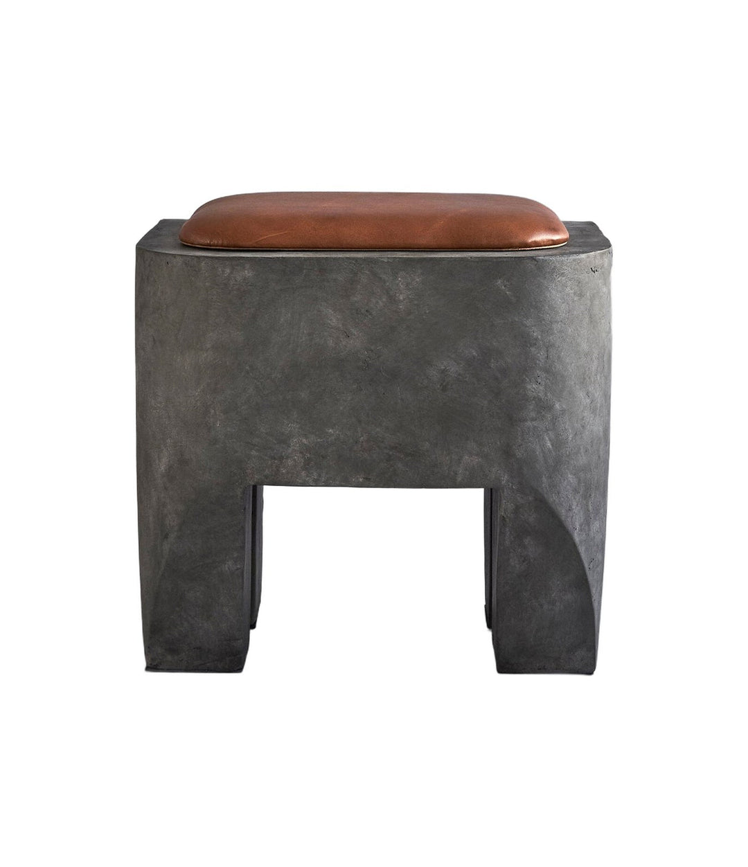 Sculpt Stool Cushion by 101 Copenhagen in Leather, view 3 – In Dubai by WSPR