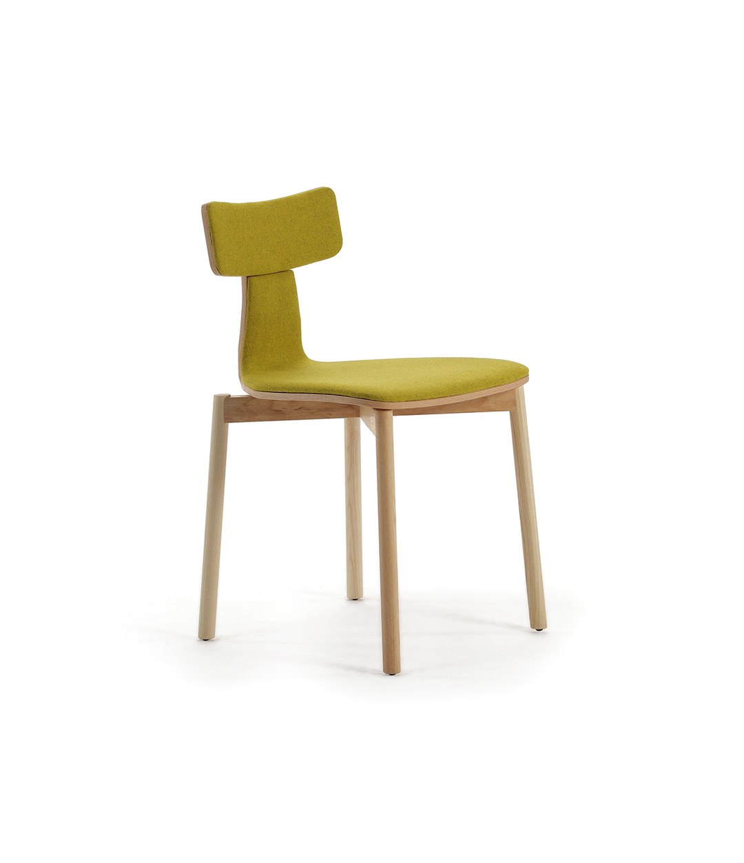 Silla40 Chair by Sancal in green, three-quarter view – In Dubai by WSPR
