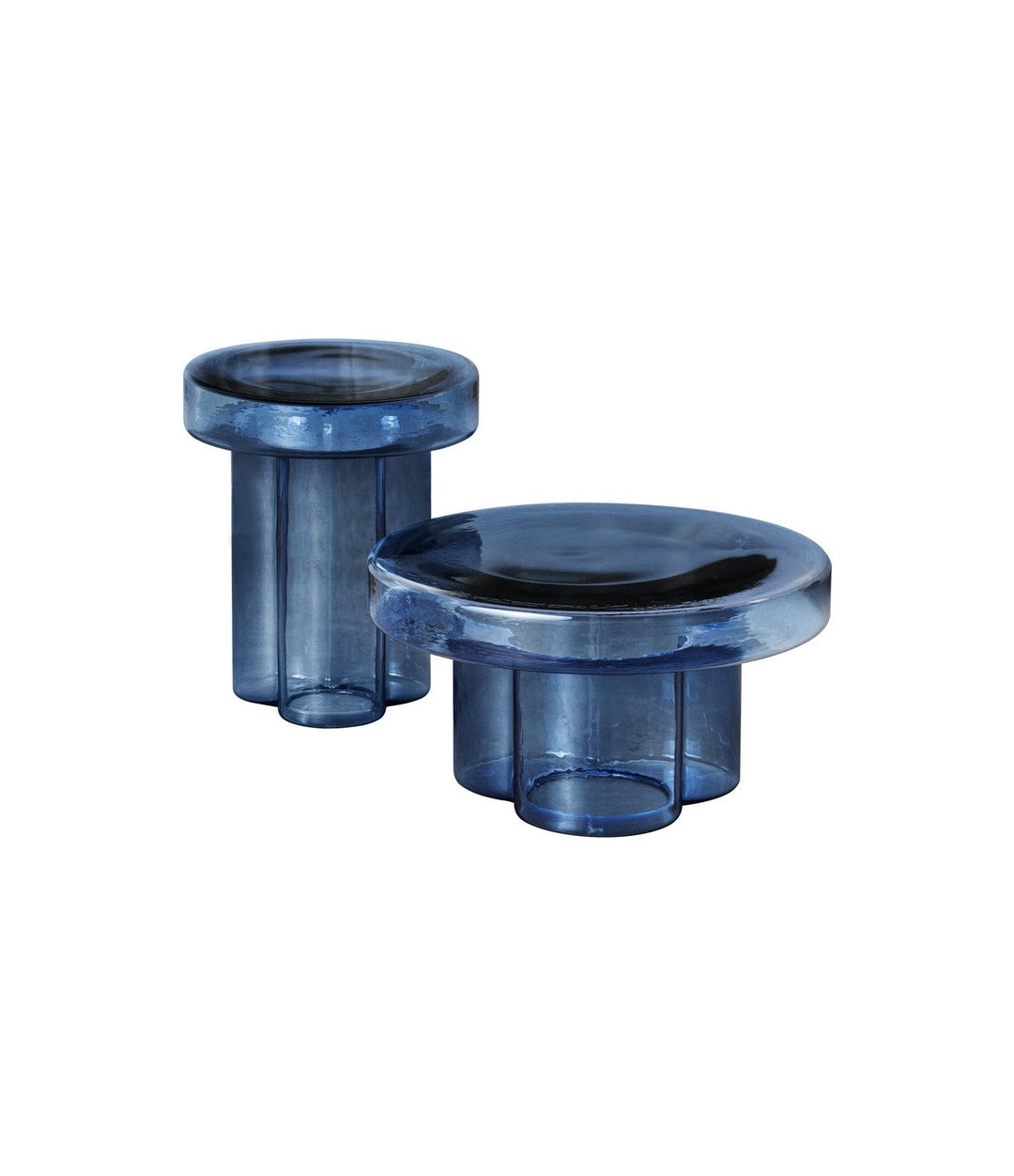 Soda coffee tables by Miniforms in Blue, high and low set – In Dubai by WSPR