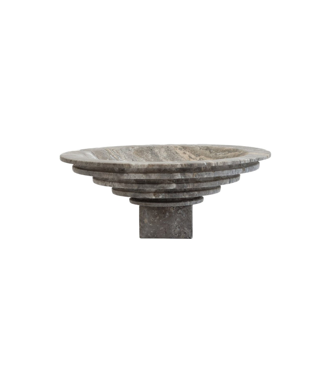 Sori Tray, Mini by 101 Copenhagen in Silver Travertine – In Dubai by WSPR