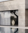 Sphere Vase Bubl, Giant by 101 Copenhagen in Sand in a styled interior – In Dubai by WSPR