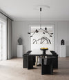 Sphere Vase Bubl, Hexa by 101 Copenhagen in Dark Grey in a styled interior – In Dubai by WSPR