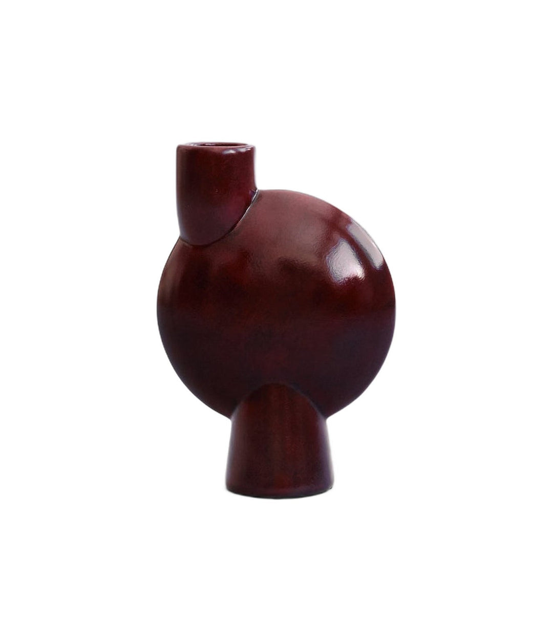 Sphere Vase Bubl, Medio by 101 Copenhagen in Maroon – In Dubai by WSPR