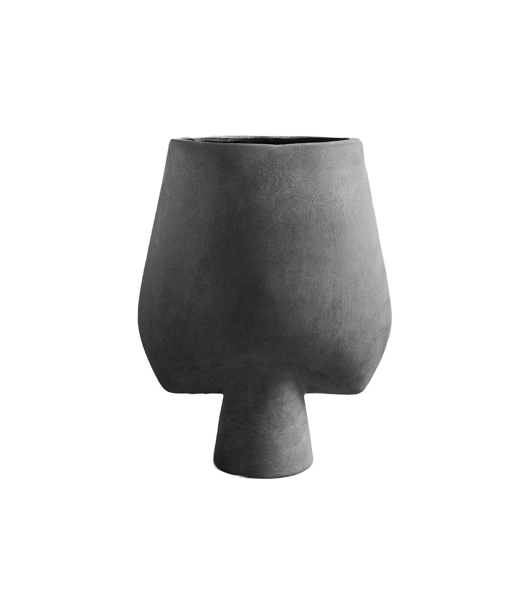 Sphere Vase Square, Big by 101 Copenhagen in Dark Grey – In Dubai by WSPR