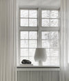 Sphere Vase Square, Big by 101 Copenhagen in Bone White in a styled interior – In Dubai by WSPR