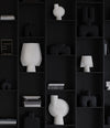 Sphere Vase Square Shisen, Big by 101 Copenhagen in Bone White in a styled interior, view 3 – In Dubai by WSPR